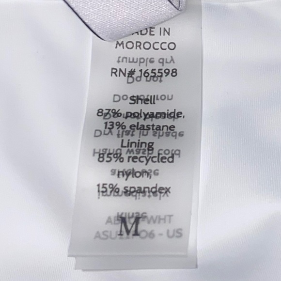 NWT Andie x Demi Moore Swim The Cannes Bottom Women’s Size Med Strappy White - Picture 8 of 10